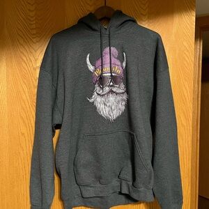Custom spirit animal Minnesota Vikings sweatshirt. Size: XL